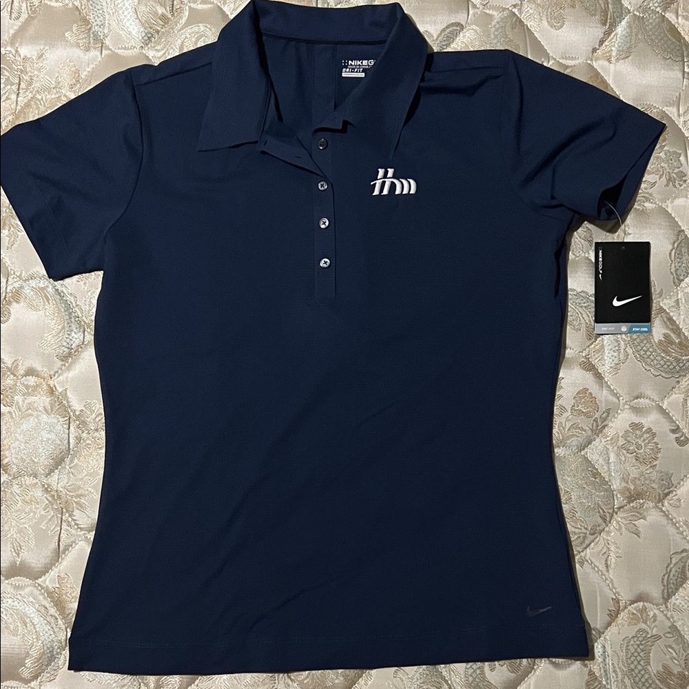 Nike Women's Dark Blue NWT Polo Golf  Shirt